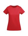 Dames T-shirt Eco Roly Breda CA6699 red
